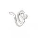 304 anello per polsino aperto a serpente in acciaio inossidabile per donna RJEW-S405-226P-3