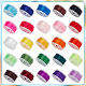 25 Rolle 25 Farben flache elastische Kristallschnur EW-WH0013-29-4