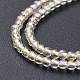 Chapelets de perles en verre électroplaqué EGLA-K014-A-FR05-4