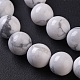 Chapelets de perles en howlite naturelle G-D855-13-8mm-3
