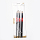 Ensembles de stylos pinceaux en bois AJEW-L074-01-4