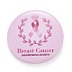 Spilla di latta del mese di consapevolezza del cancro al seno JEWB-G016-01P-01-1