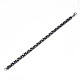 Bracelet chaîne byzantine bicolore 201 acier inoxydable pour homme femme BJEW-S057-86B-01-2