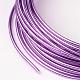 アルミ製ワイヤー  紫色のメディア  12ゲージ  2mm  6 m /ロール AW6X2MM-22-2