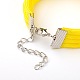 Braided Cord Bracelets BJEW-JB01559-3