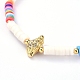 Handgefertigte Heishi Perlen Stretch Armbänder aus Fimo BJEW-JB05078-01-2