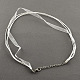 Многожильных ожерелье шнура для изготовления ювелирных изделий NJEW-R218-20-2