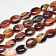 Dyed Oval Natural Agate Bead Strands G-M283-22-20x15mm-1
