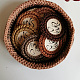 Плоские круглые и кофейные деревянные днища для чашек AJEW-P086-11-2