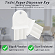 Toilettenpapierspender aus Kunststoff AJEW-WH0348-120-3