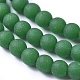 Frosted Opaque Glass Bead Strands FGLA-G002-A01-3