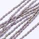 Faceted Bicone Electroplate Glass Beads EGLA-L004B-B02-1