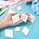 Yilisi DIY Rhombus Form Naturholz Anhänger Ohrring Herstellung Kits DIY-YS0001-14-6