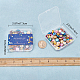 Sunnyclue 128 pièces 8 couleurs banc de tirage perles de coquillages d'eau douce brins SHEL-SC0001-15-7