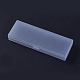Contenedores de cuentas de plástico transparentes esmerilados CON-WH0016-04-2