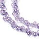 Transparent Glass Beads Strands GLAA-H022-04B-2
