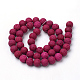 Synthetic Lava Rock Beads Strands G-S247-10mm-M-1-3
