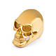 チタン スチール スカル フィンガー リング  男性女性のためのハロウィンパンクジュエリー  ゴールドカラー  usサイズ12（21.4mm） SKUL-PW0002-036E-G-3