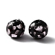 Perline lampwork handmade&nbsp;GLAA-WH0033-48D-2