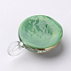 Box-packed Handmade Dichroic Glass Pendants DICH-X039-03-3