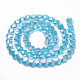 Electroplate Glass Beads EGLA-Q091-10mm-C09-2