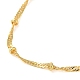 Rack Plating Brass Satellite Chain Necklaces NJEW-K256-01G-2