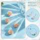 Benecreat 4 Uds perlas naturales de agua dulce artesanales PEAR-BC0001-04-4