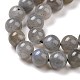 Chapelets de perles en labradorite naturelle G-P259-03-6mm-7