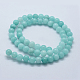 Natürliche und gefärbte Jade Perlenstränge G-P370-02-12mm-2