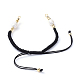 Création de bracelets de corde en nylon tressée AJEW-JB00540-4