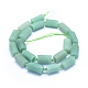 Frosted Natural Aventurine Beads Strands G-L552C-01-3