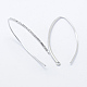 925 Sterling Silver Micro Pave Cubic Zirconia Earring Hooks STER-K168-058-2