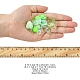 不透明＆透明アクリルビーズ  混合図形  薄緑  7.5~33x7.5~43.5x4.5~16mm  穴：1.2~4mm  約50 G /袋 MACR-YW0002-01D-3