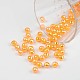 Perles rondes en acrylique poly styrène écologique coloré à facettes SACR-K001-8mm-74-3