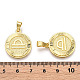 Pendentifs en laiton&nbsp;KK-T070-01G-03-3