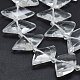 Chapelets de perle en cristal de quartz naturel G-O179-H17-3