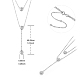 Многоуровневые ожерелья shegrace 925 из стерлингового серебра JN958A-2