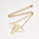 201 Stainless Steel Origami Pendant Necklaces NJEW-T009-JN091-2-40-2