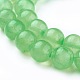 Natürlichen grünen Jade Perlen Stränge G-I228-10mm-29-3