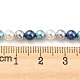 Brins de perles de coquillages naturels galvanisés SHEL-F008-03A-07-4