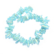 Chapelets de perles de cristal de quartz naturel électrolytique G-P368-05C-2