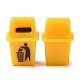 Resin Garbage Can Display Decorations DJEW-P013-01B-1