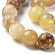 Chapelets de perles en opale jaune naturelle G-Q1001-A01-02-3