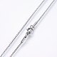 304 Stainless Steel Chain Necklaces X-NJEW-F227-01P-01-2