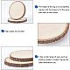 Arricraft 4 Stück 8 Zoll unfertige Holzscheiben WOOD-AR0001-16-4