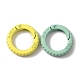 Spray Painted Alloy Spring Gate Rings PALLOY-R141-03-2