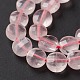 Chapelets de perles en quartz rose naturel G-K332-B01-4