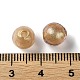 Filo di perline di vetro lavorato a mano in sabbia dorata LAMP-Z007-07B-4