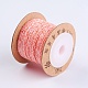 綿糸コード  マクラメコード  ジュエリー作りのための  カラフル  1mm  約21.87ヤード（20m）/ロール OCOR-I003-01-2