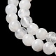 Nature Rainbow Moonstone Round Bead Strands G-M263-A-02A-4